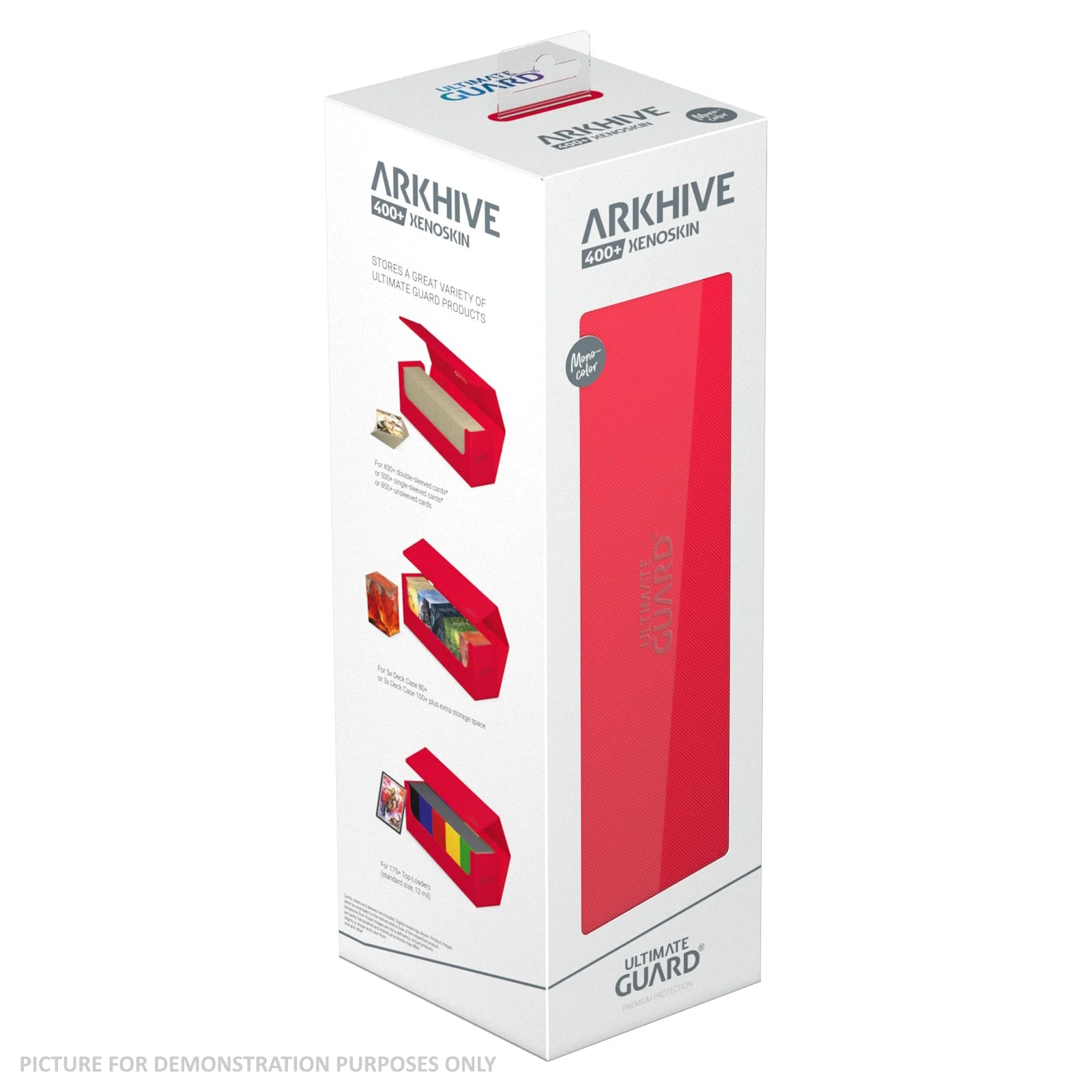Ultimate Guard Arkhive XenoSkin 400+ Monocolor RED